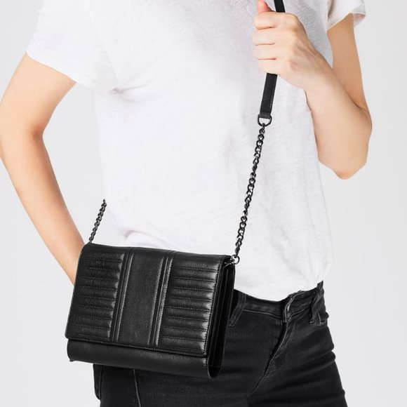 Botkier Moto Chain Wallet With Strap - Picture 3 of 7